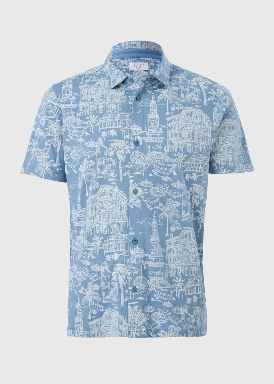 Blue City Print Shirt