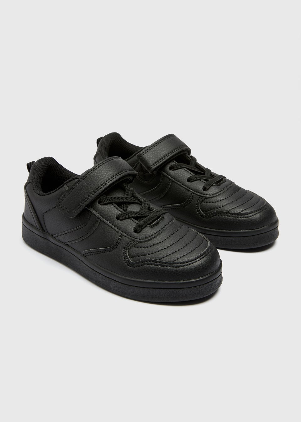 Boys Black Baseball School Trainers (Younger 10/11-Older 5/6)