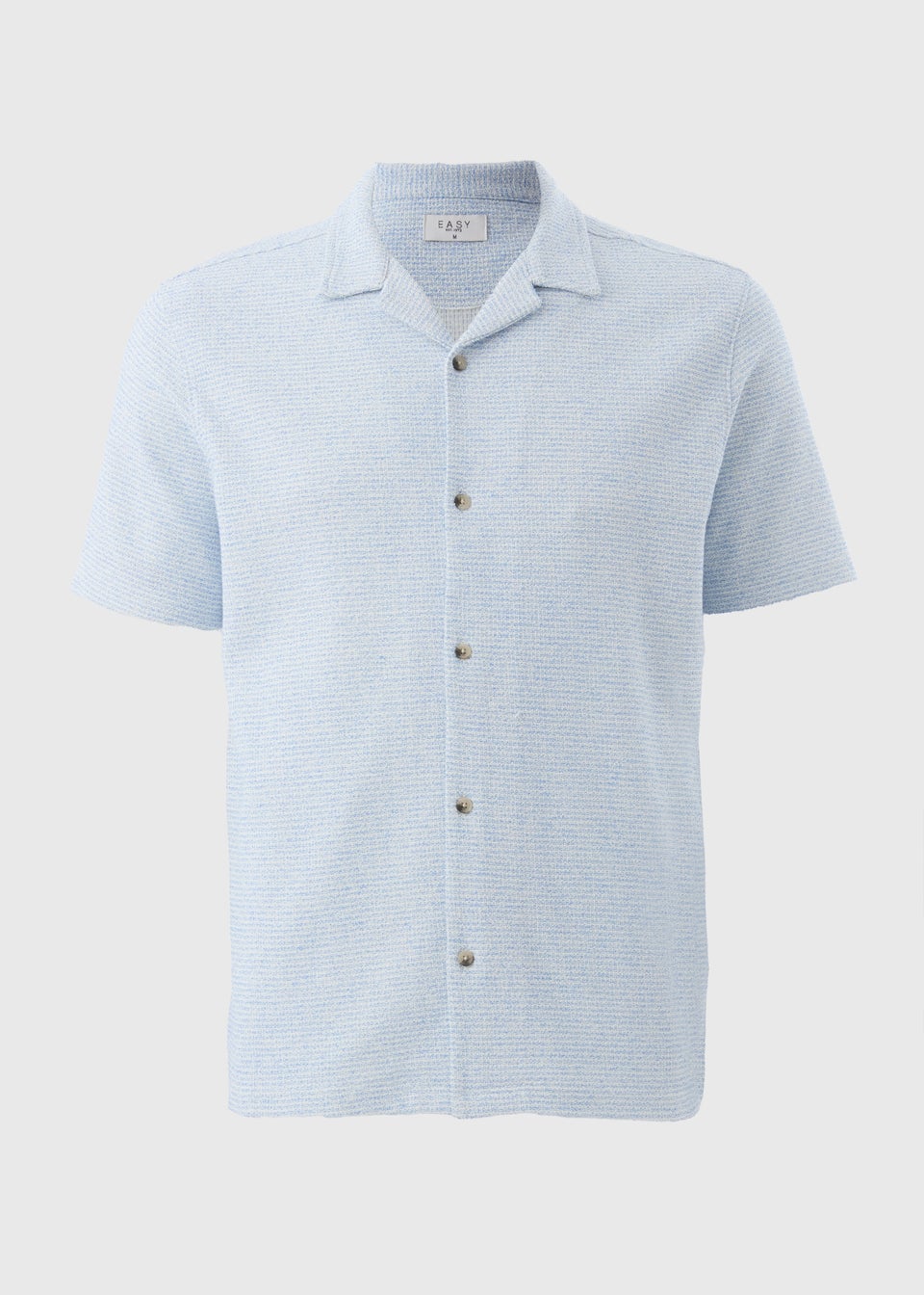 Light Blue Co Ord Jersey Shirt