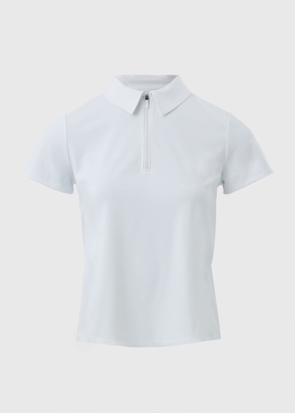 Souluxe White Tennis Polo T-Shirt