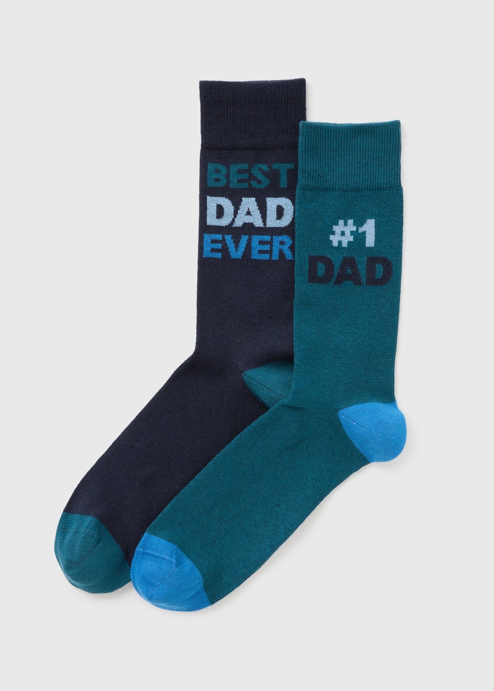2 Pack Multi Best Dad Socks
