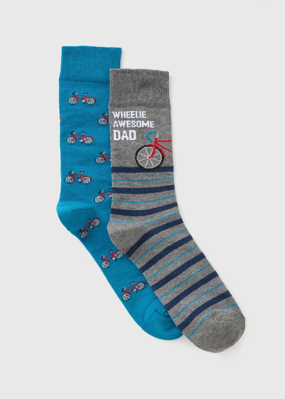2 Pack Multi Bike Dad Socks