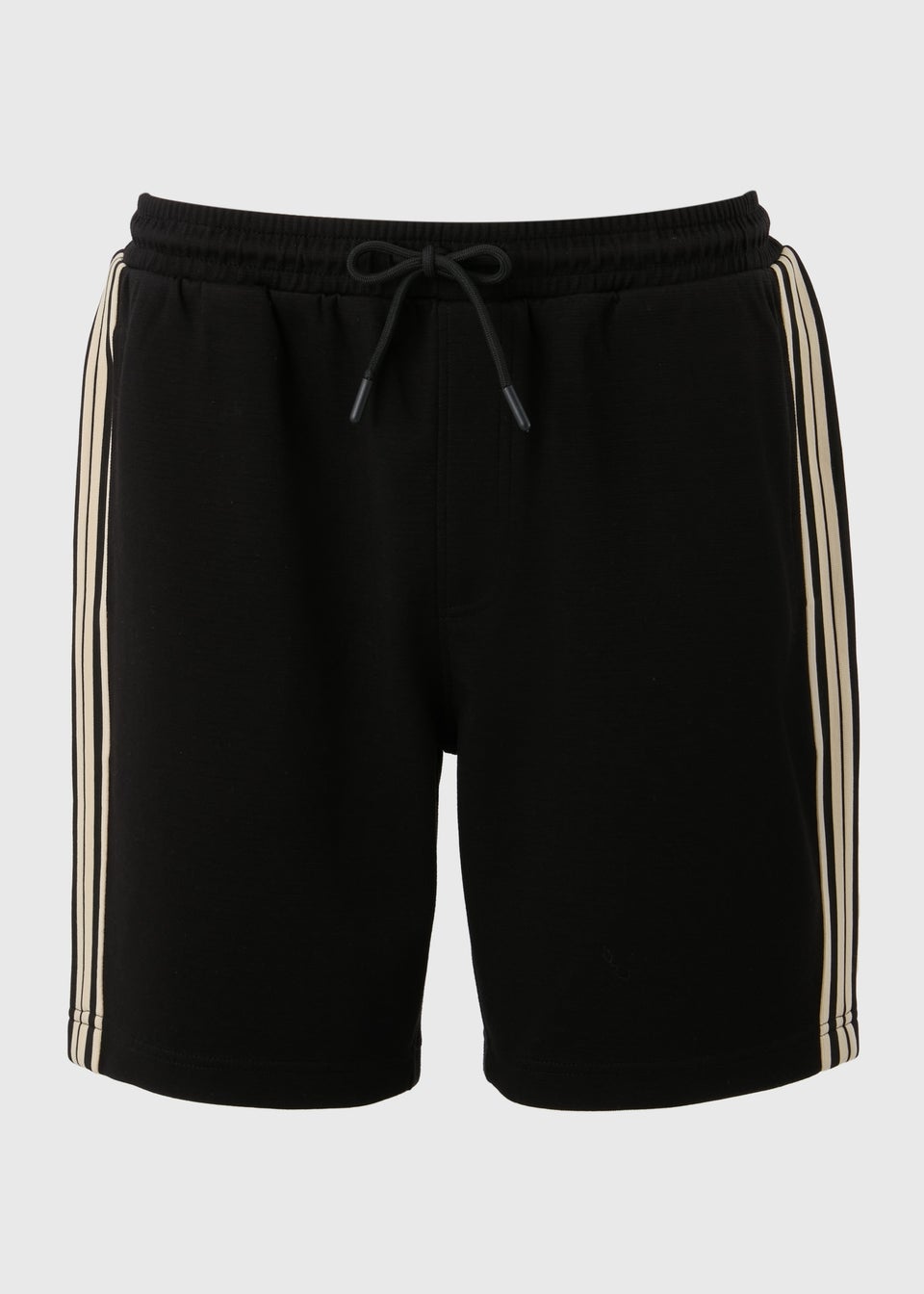 Black Smart Tape Co-Ord Shorts