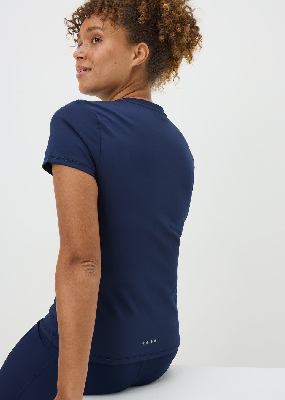 Souluxe Navy Fitted T-Shirt