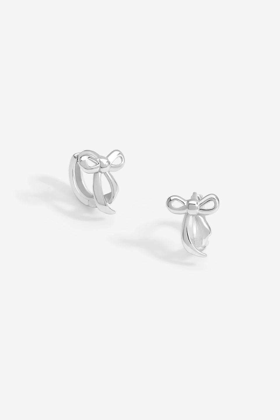 Simply silver earrings on sale
