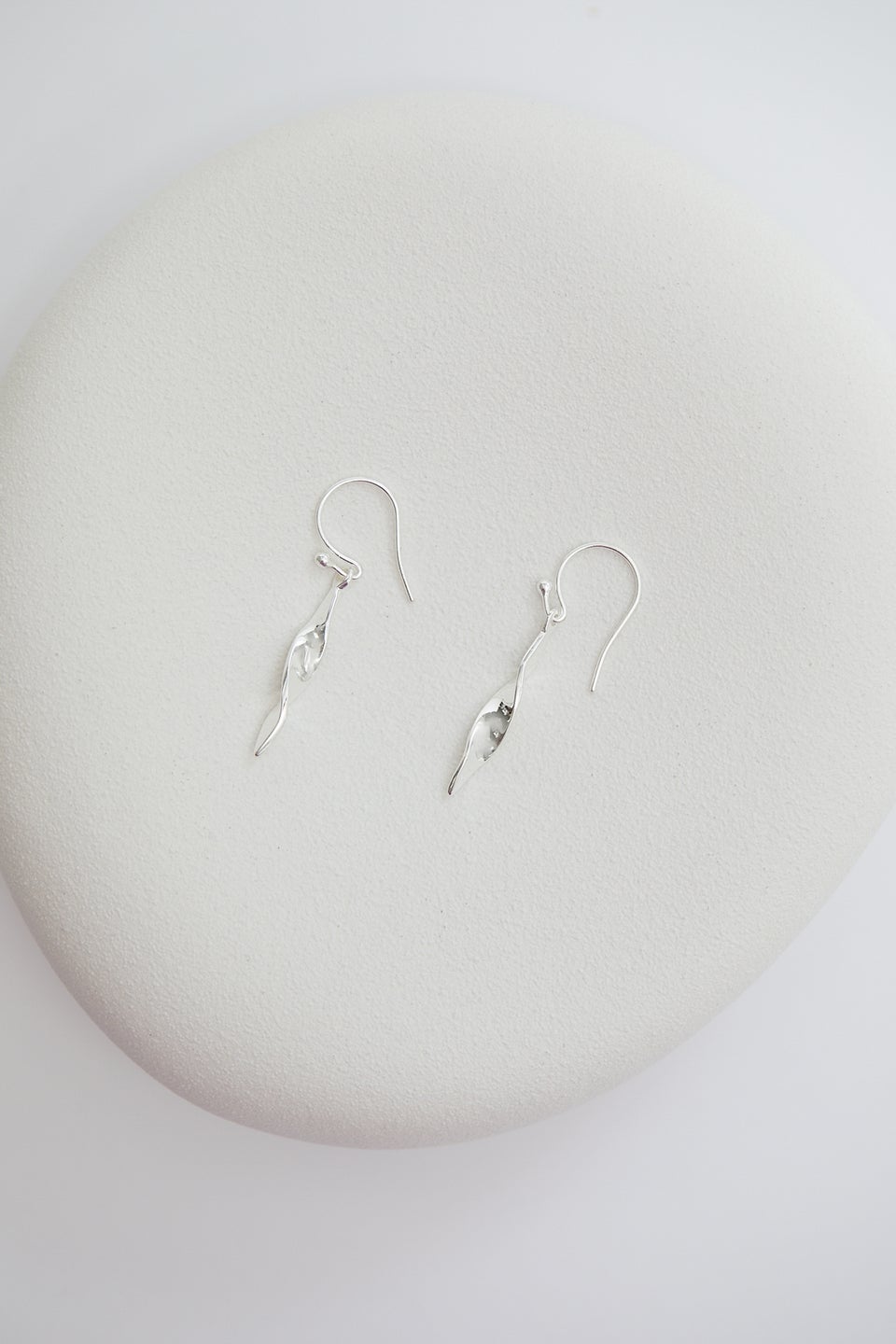 Simply Silver Sterling Silver 925 Polished Twist Drop Earrings