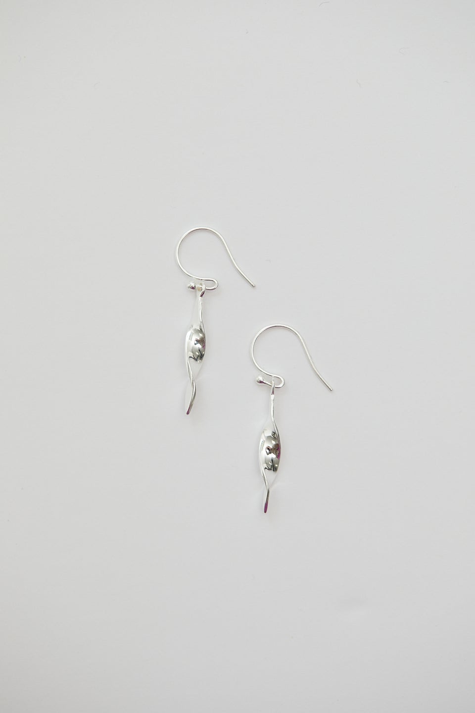 Simply Silver Sterling Silver 925 Polished Twist Drop Earrings