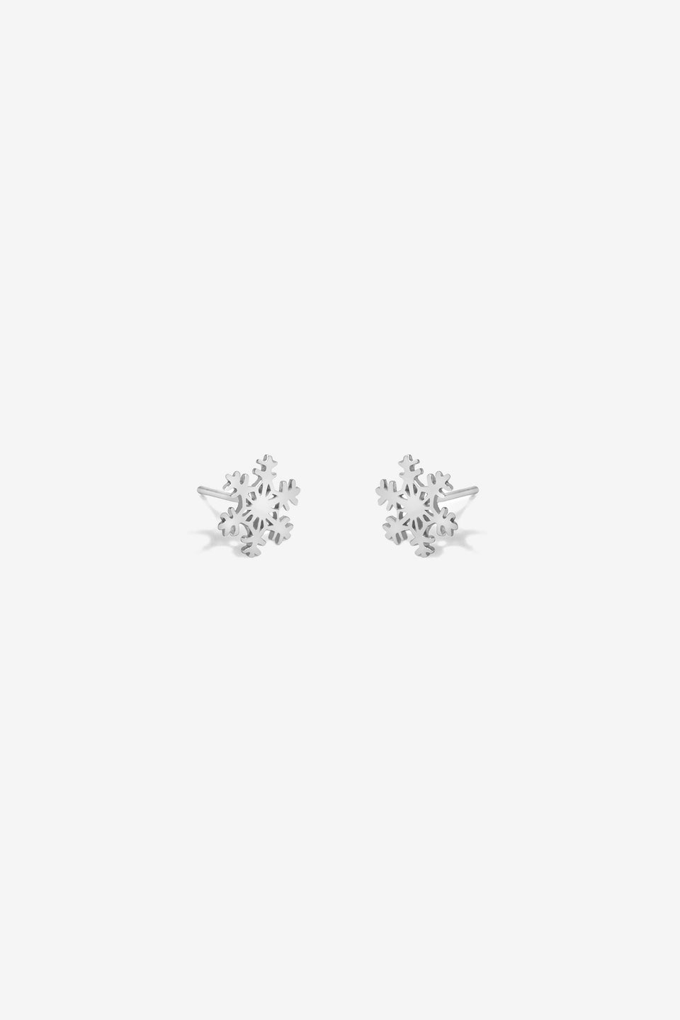 Simply Silver Sterling Silver 925 Polished Snowflake Earrings