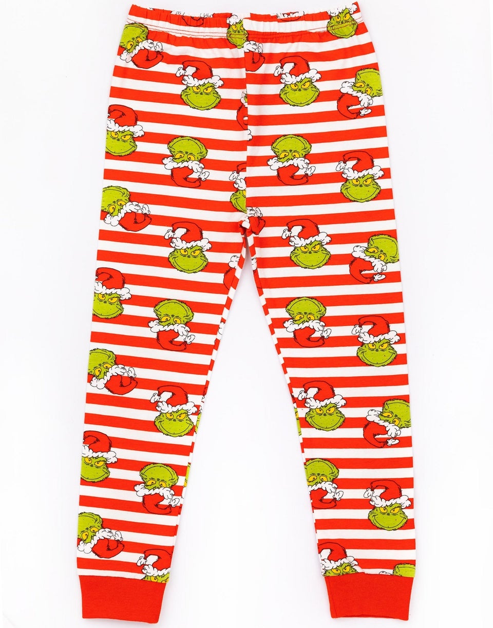 The Grinch Boys Blue The Grinch Pyjama Set 2 10 Years Matalan