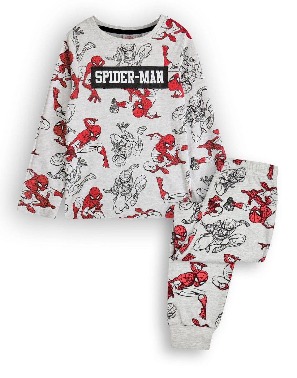 Boys spiderman pajamas clearance