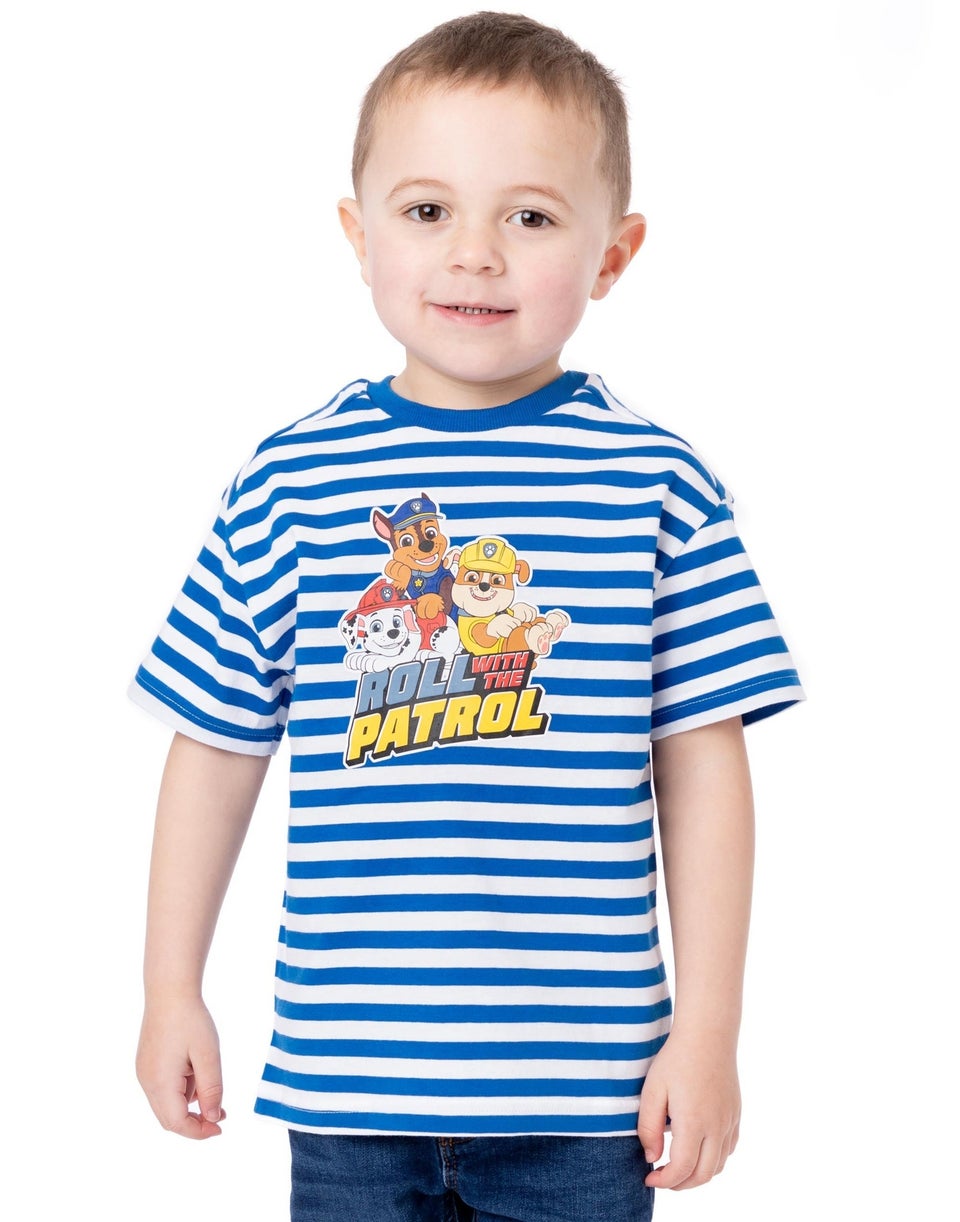 Paw Patrol Boys Multicoloured Character Pack of 3 T-Shirts (2 - 7 Years)