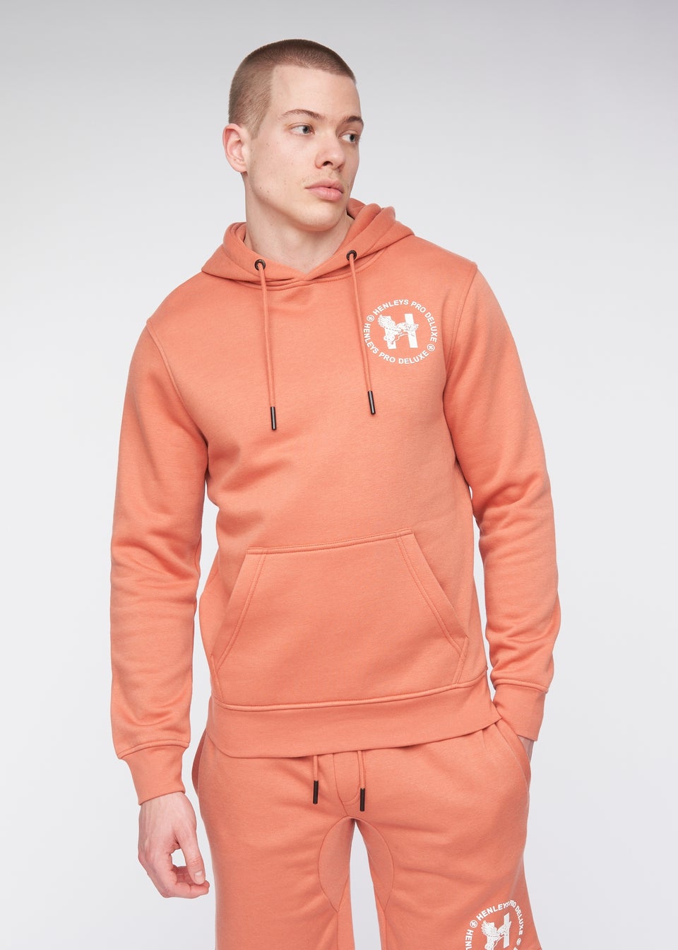 Henleys Red  Metafone Hoodie
