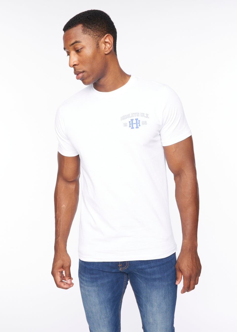 Henleys Optic White Edgeton T-Shirt