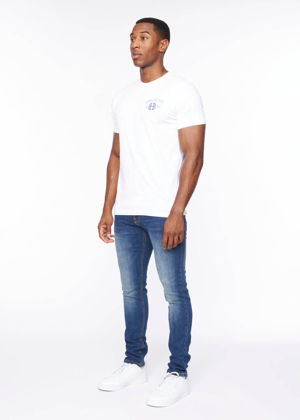 Henleys Optic White Edgeton T-Shirt