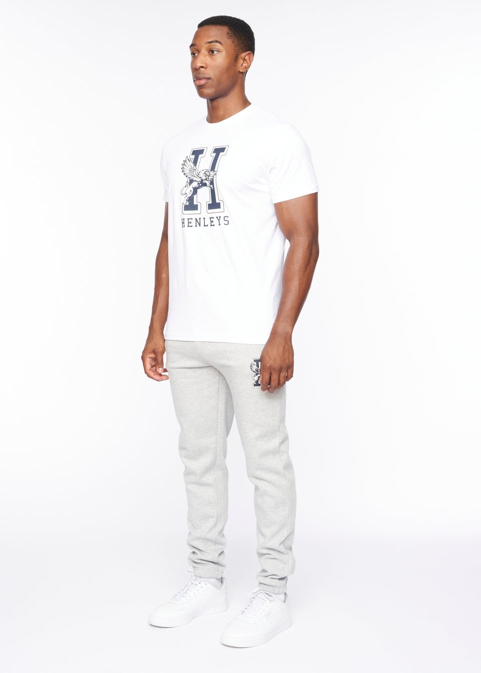 Henleys Optic White  Belton T-Shirt