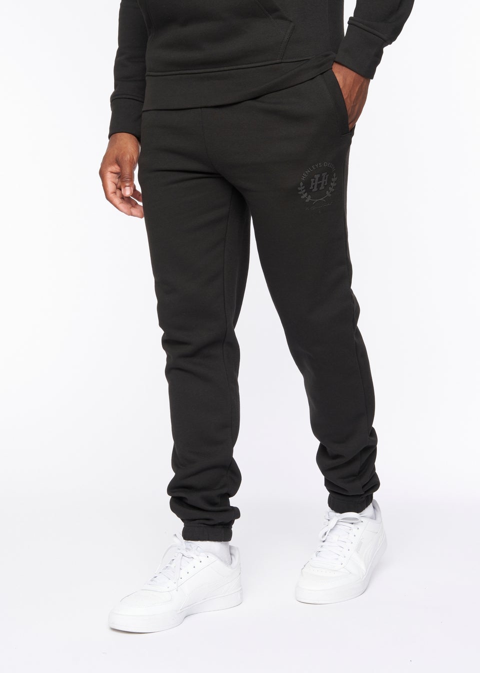 Henleys Black  Alston Joggers