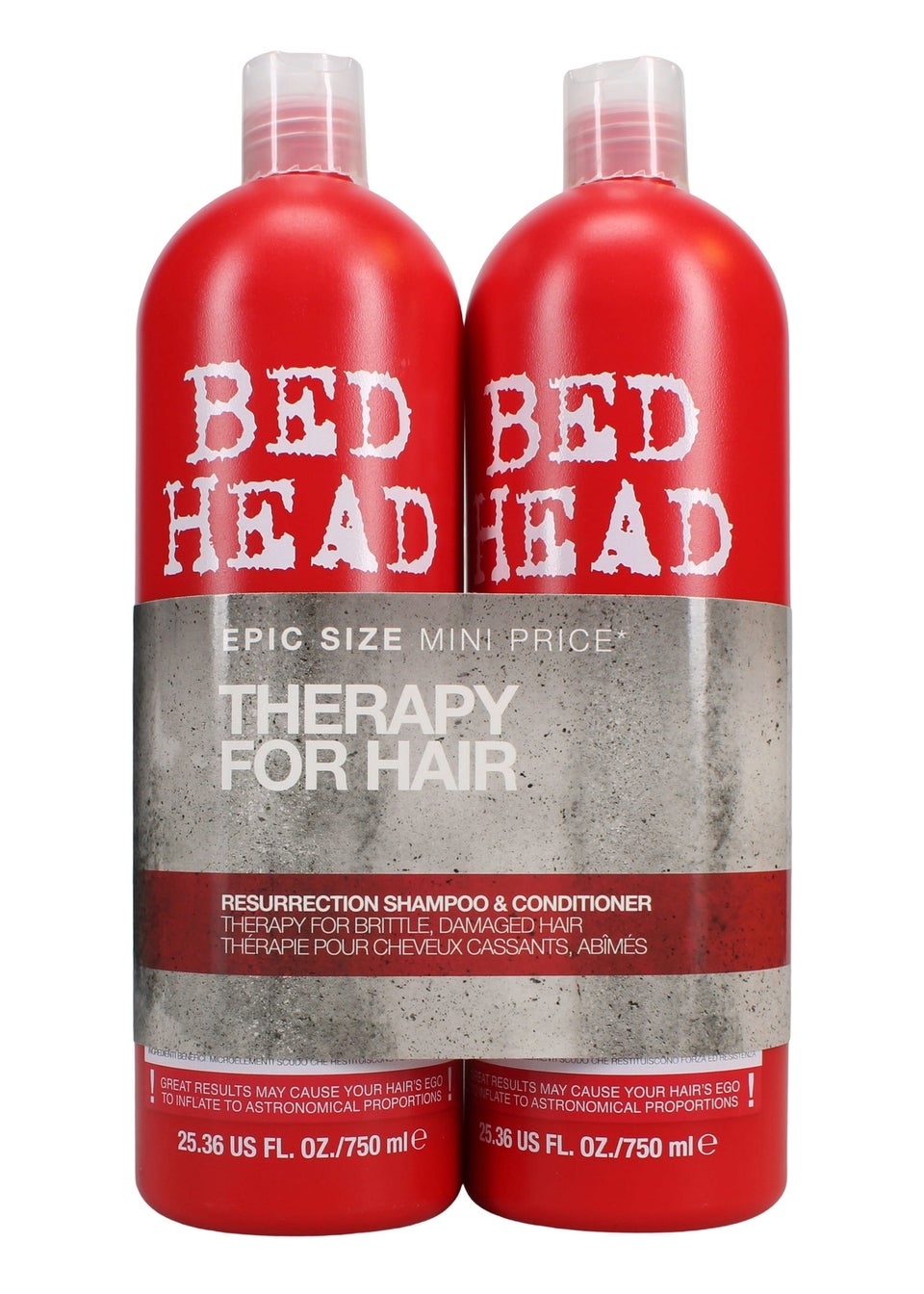 Tigi Bed Head Shampoo & Condition Resurrection (2X 750 ML)