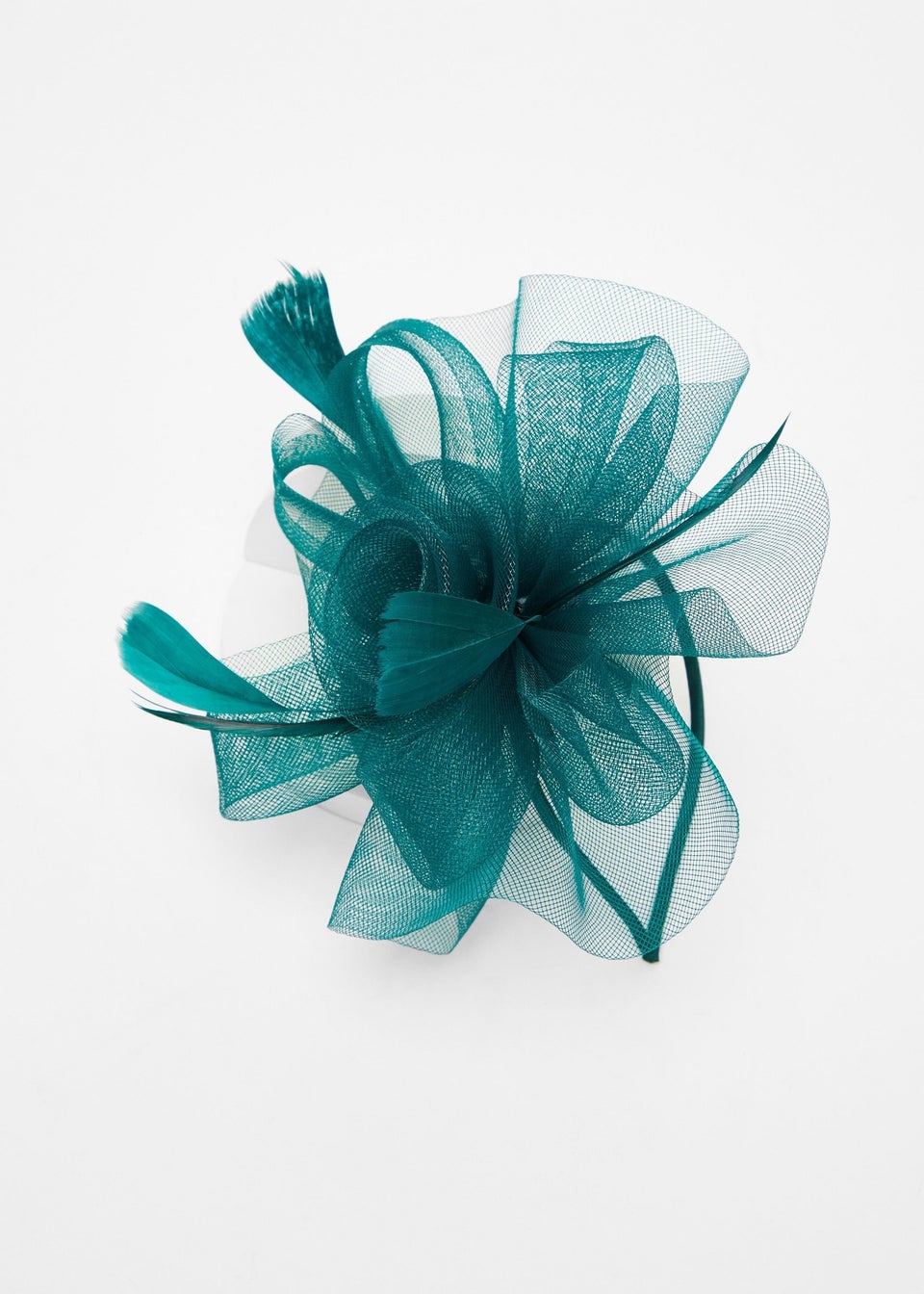 Quiz Green Flower Diamante Headband Fascinator