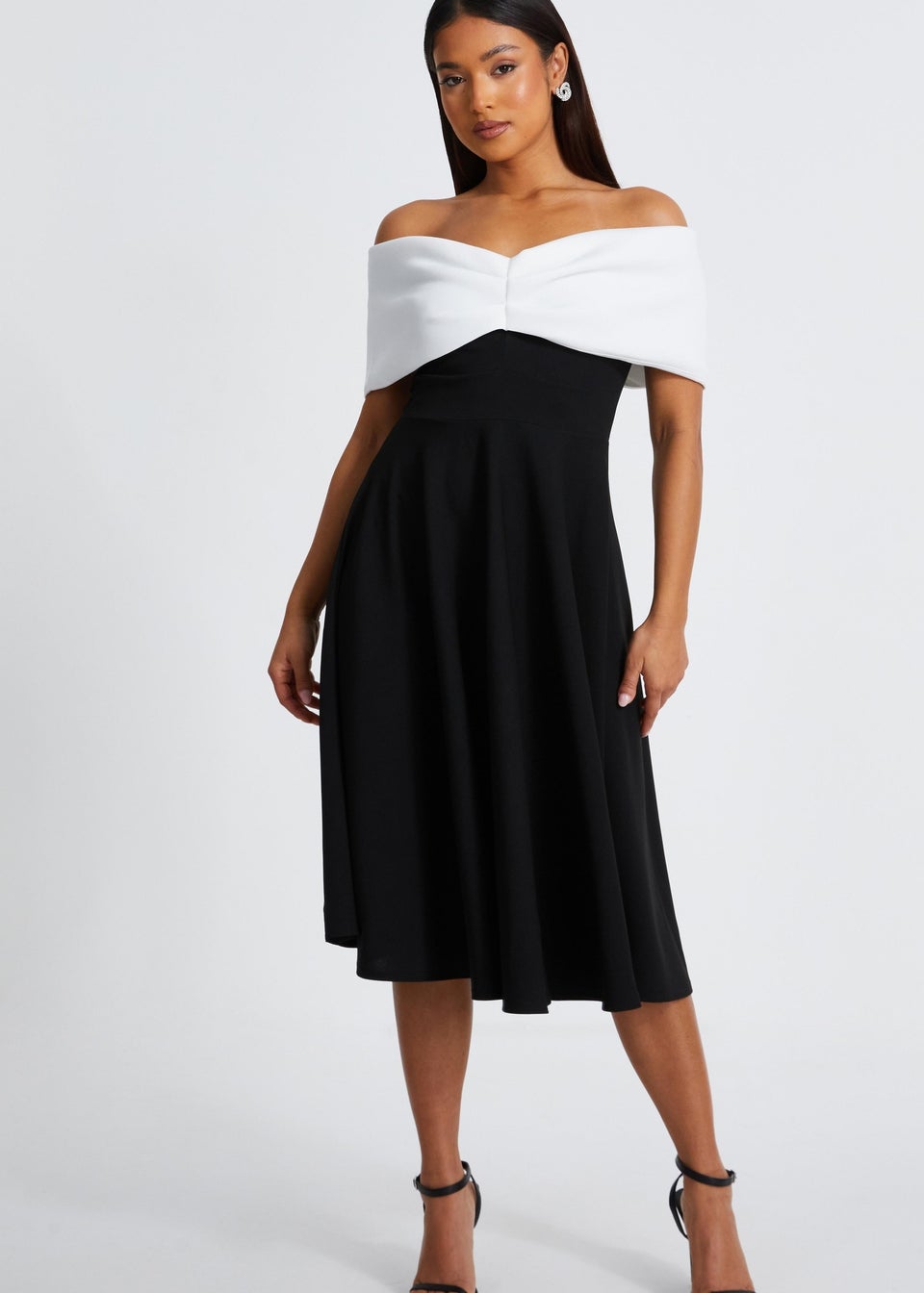 Petite bardot dress uk shop