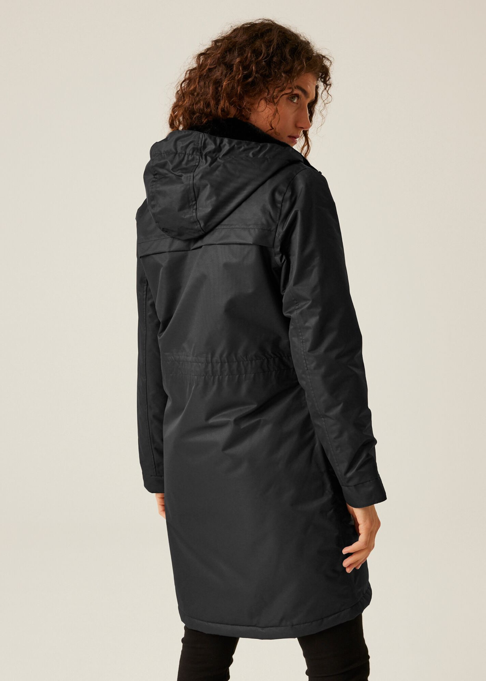 Regatta black parka on sale