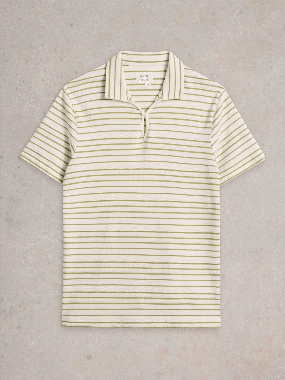 Gestreiftes Jacquard-Polohemd