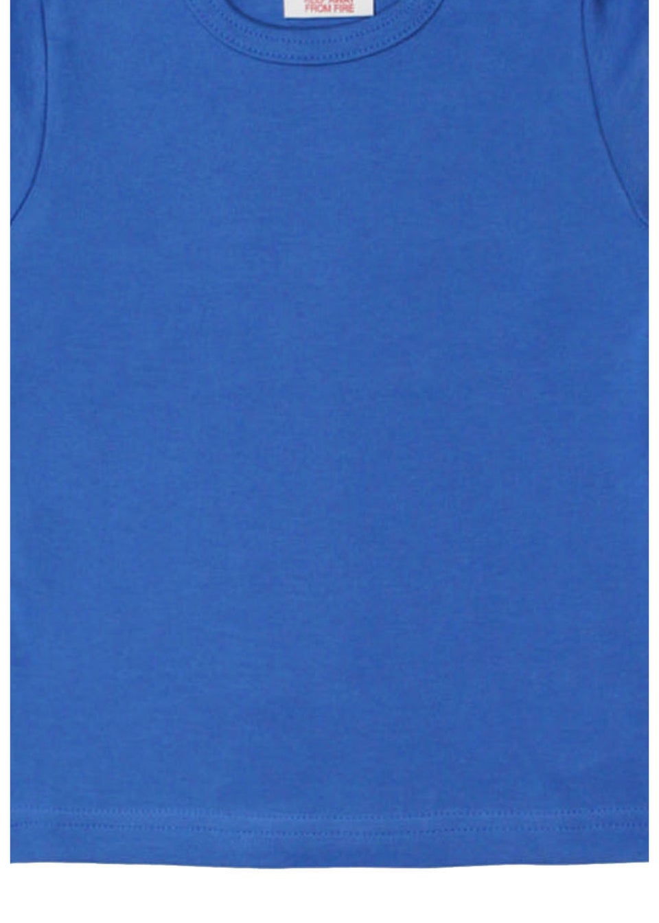 Toby Tiger Boys Organic Blue Basic Long Sleeved T-Shirt (6 Months-8 Years)