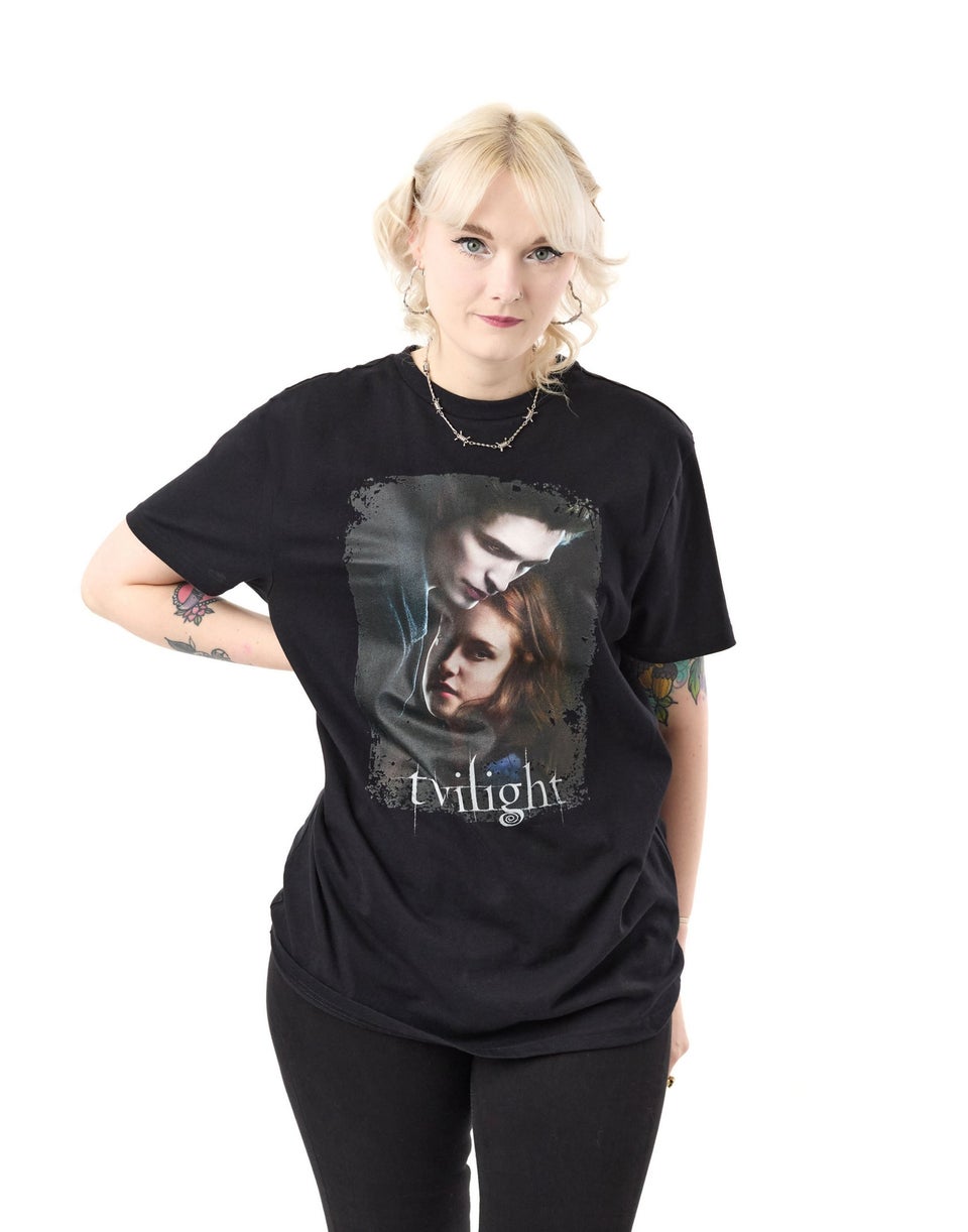 Twilight Black Movie Poster Short Sleeved T-Shirt