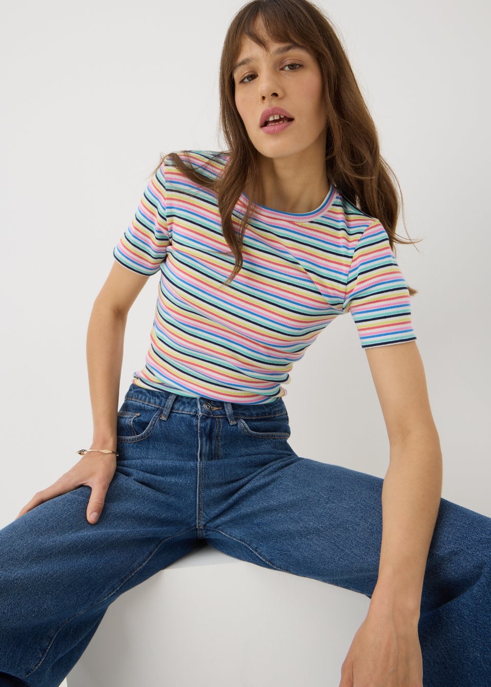 Multicolour Stripe T-Shirt