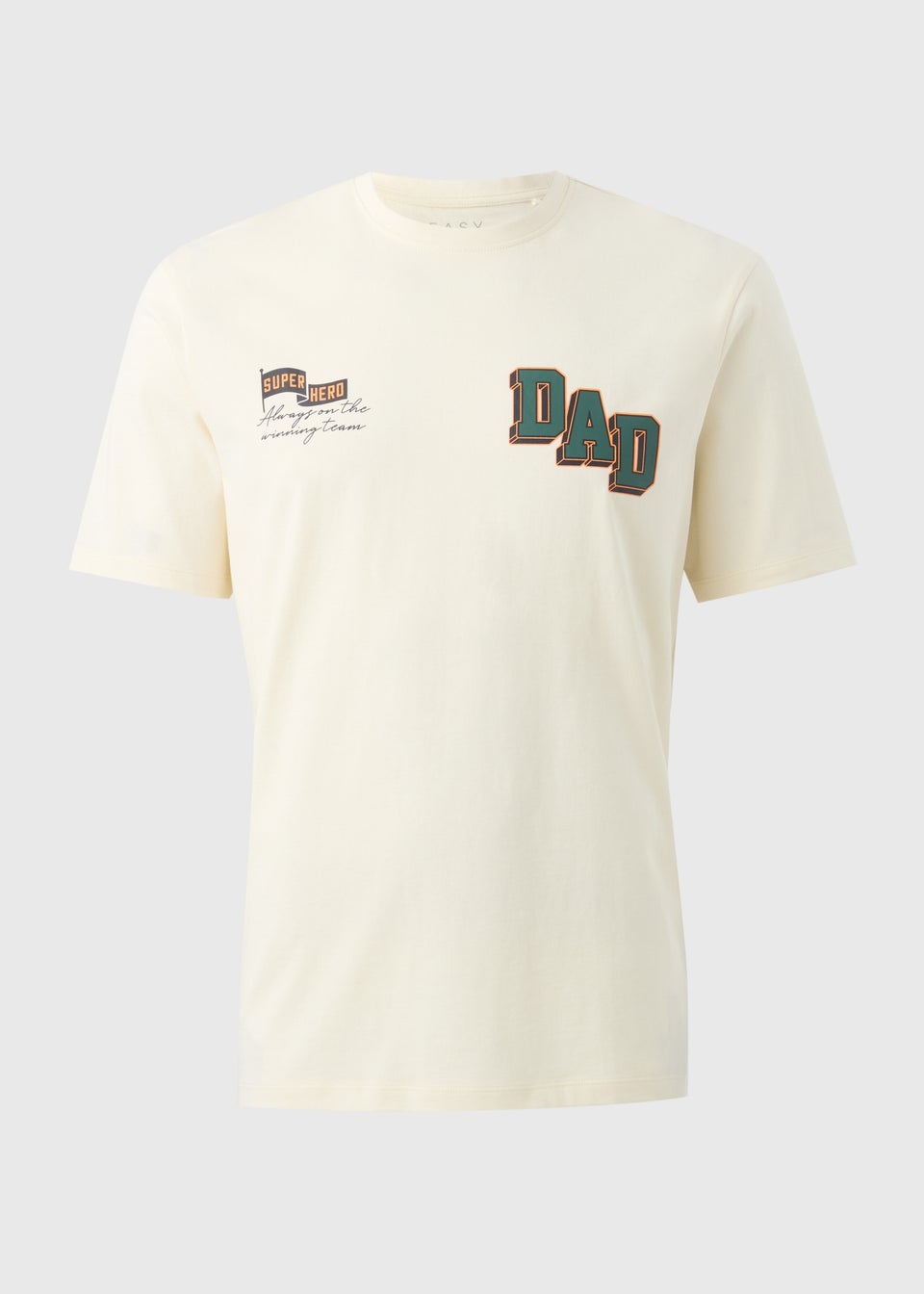 Ecru Dad Printed T-Shirt
