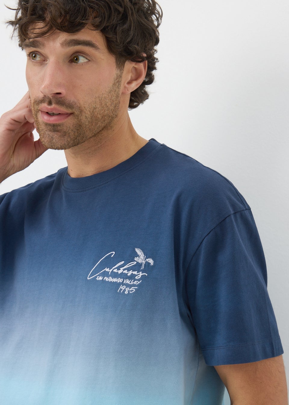 Blue Dip Dye T-Shirt
