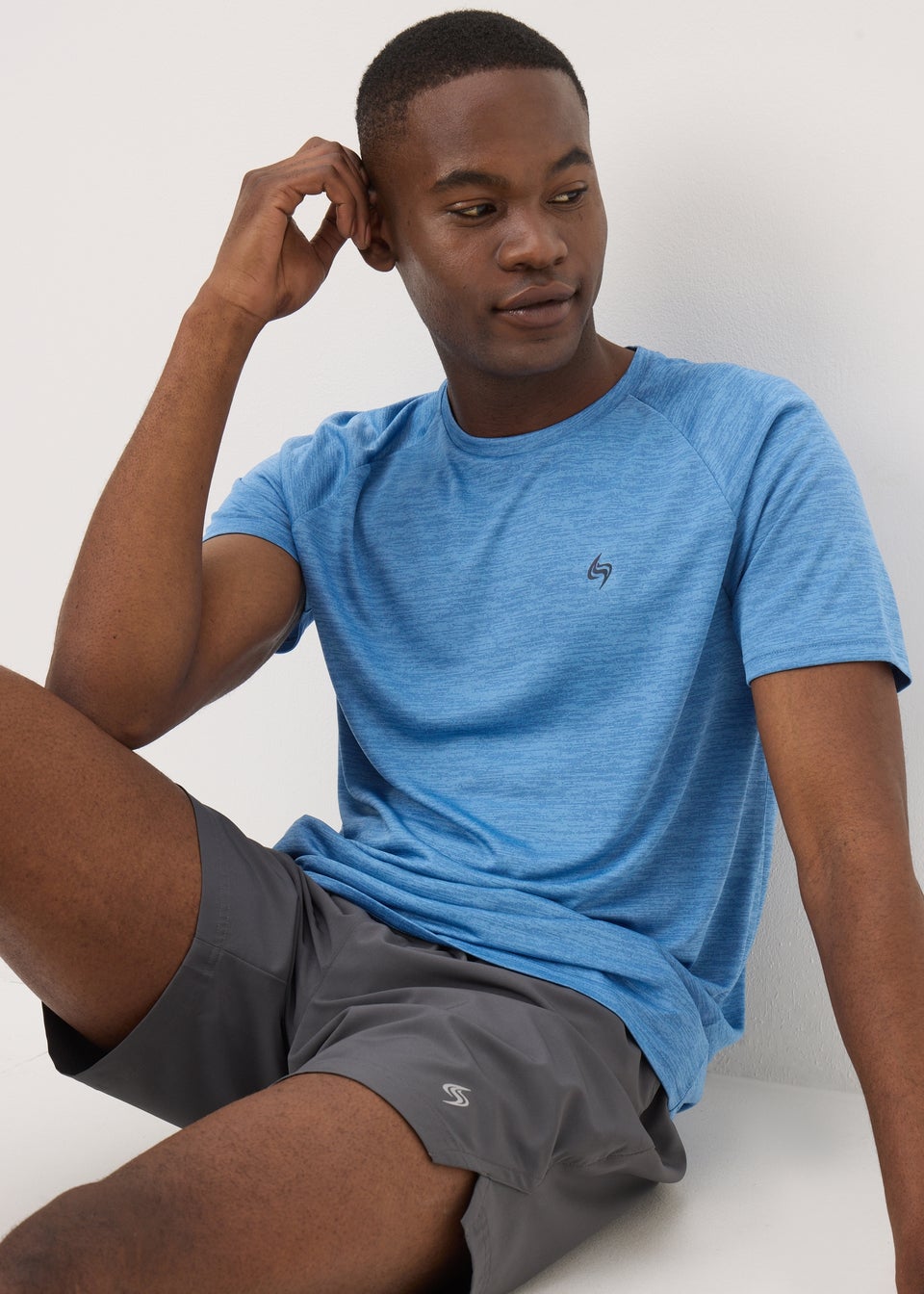 Souluxe Blue Two Tone T-Shirt