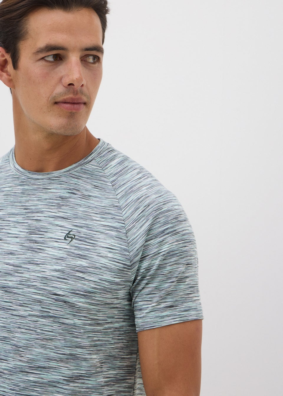 Souluxe Grey Two Tone T-Shirt