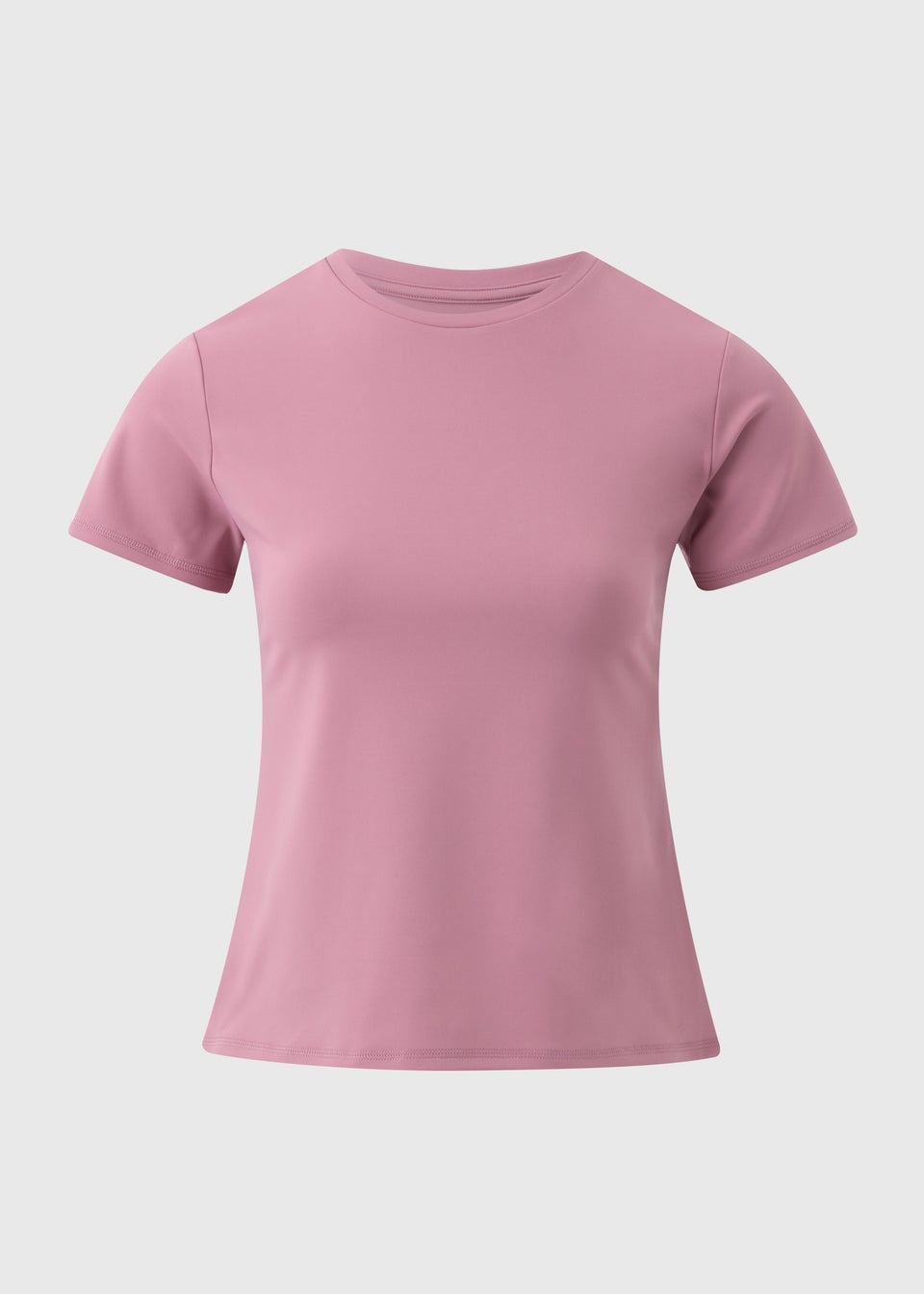 Souluxe Mauve Fitted Short Sleeve T-Shirt