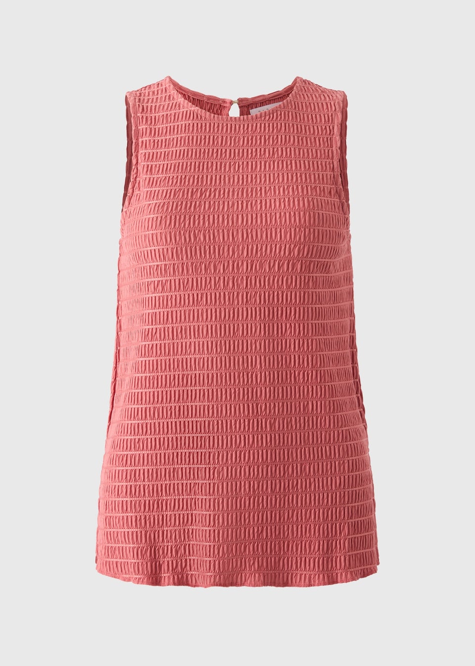 Rust Textured Co Ord Vest Top