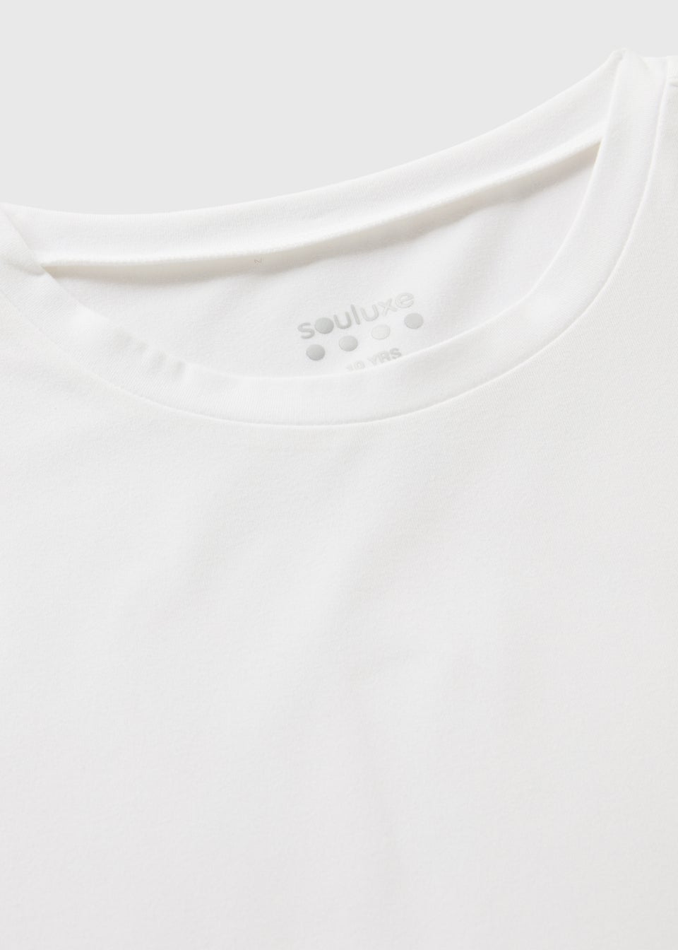 Girls White Soft Touch T-Shirt (7-15yrs)