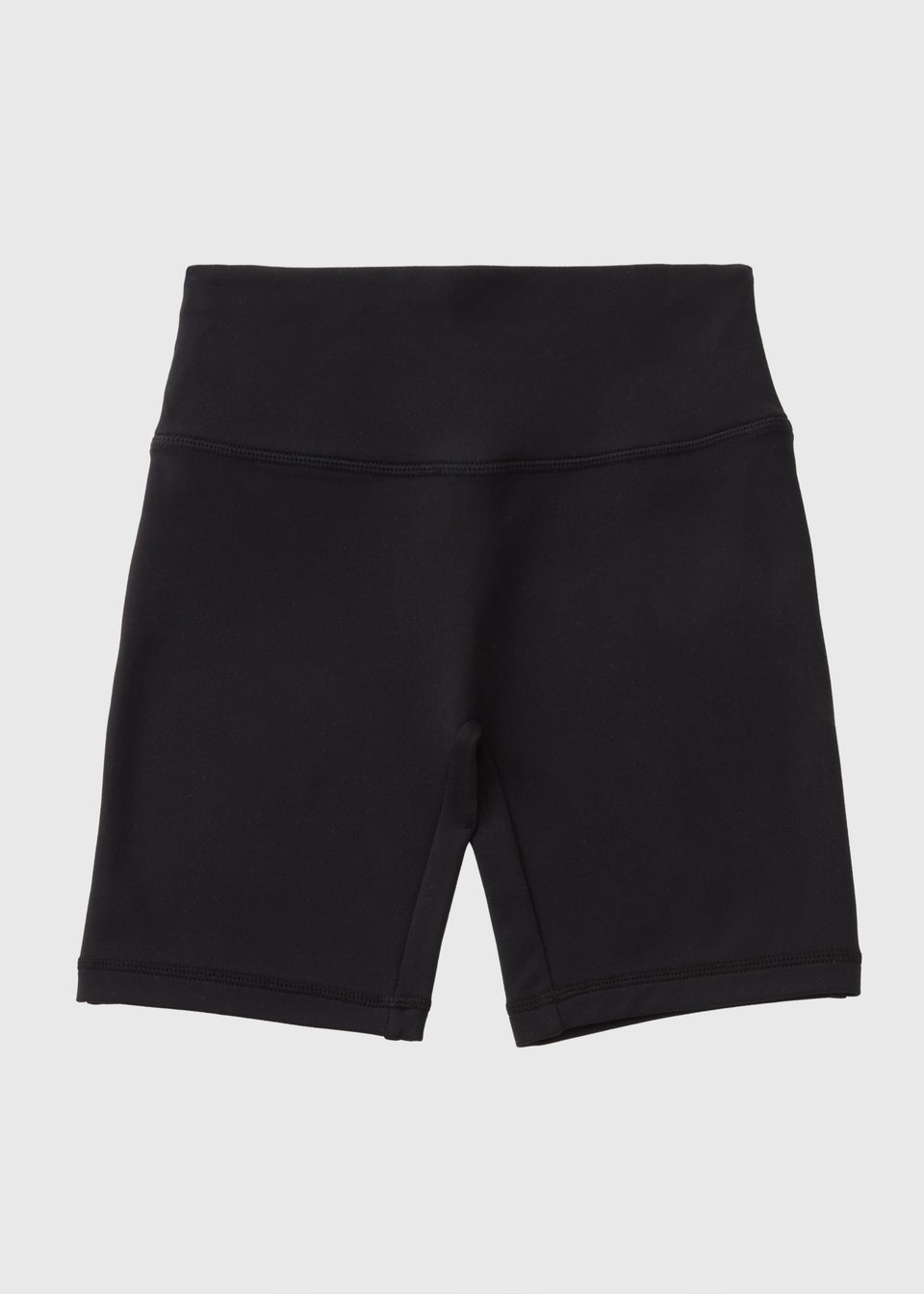 Girls Black Soft Touch Cycling Shorts (7-15yrs)