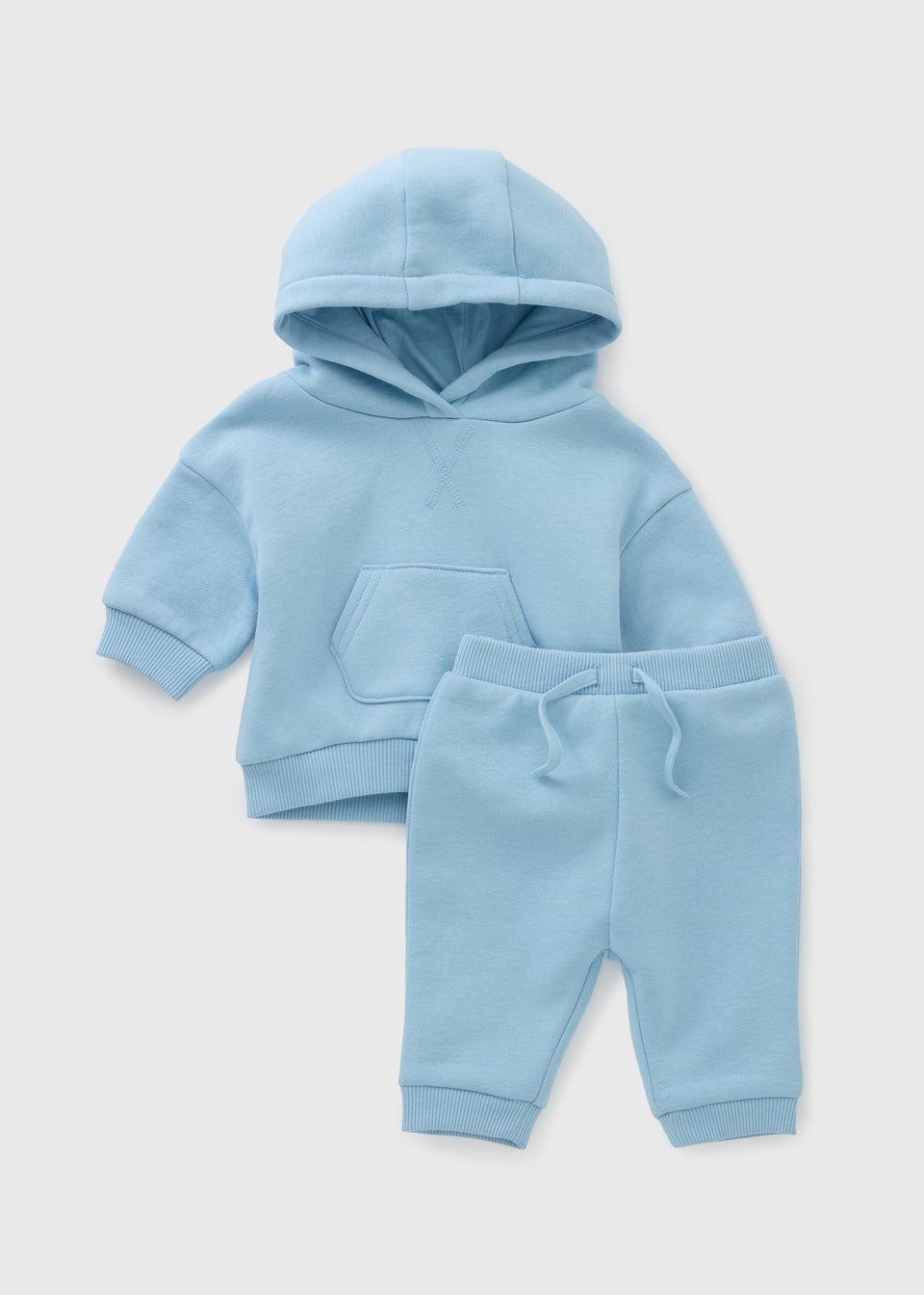 Baby Blue Hoodie & Jogging Bottoms Set (Newborn-23mths)
