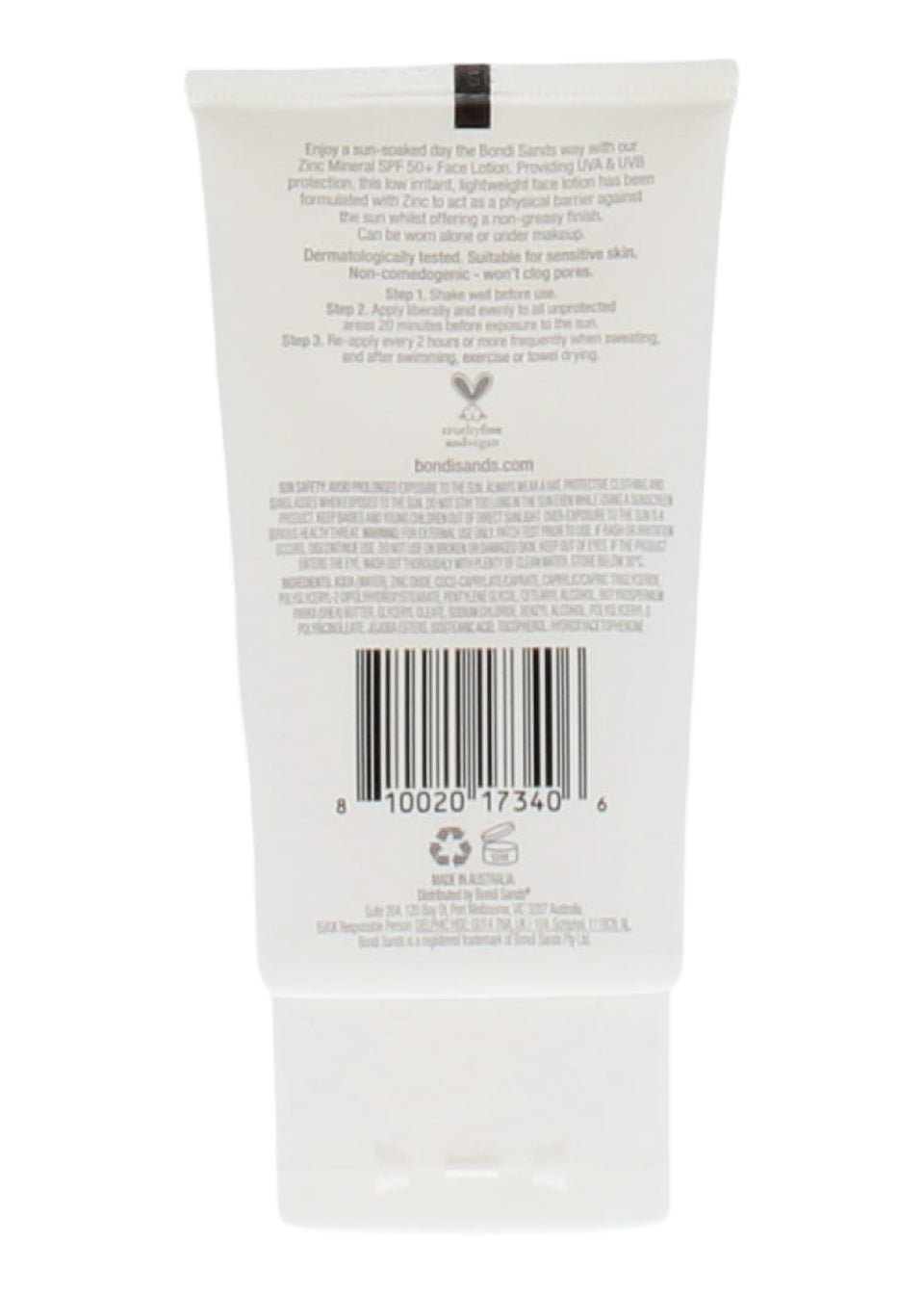 Bondi Sands Mineral Face Lotion SPF 50 (60ML)