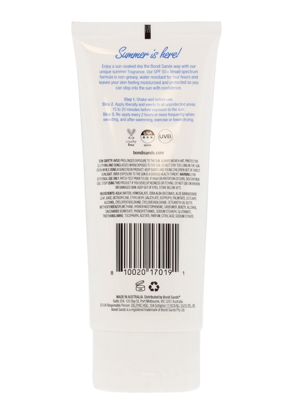Bondi Sands Sun Lotion SPF50 (150ML)