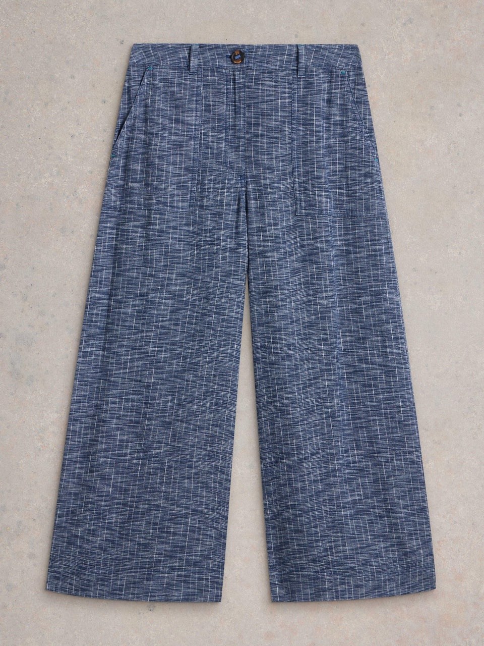 Culotte Roxy aus Leinenmischung