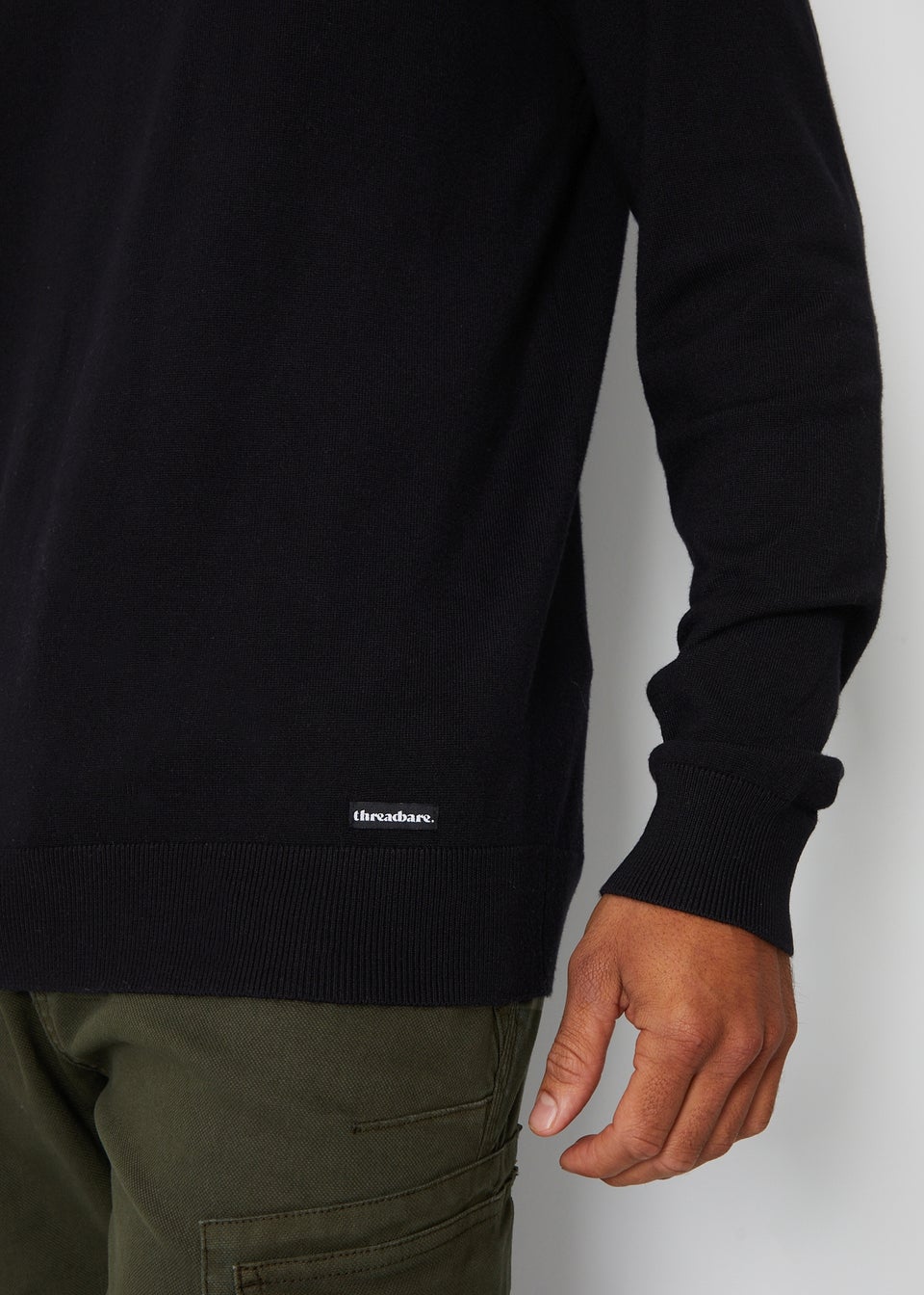 Threadbare Navy  2 Pack Crew Neck Knitted Jumpers