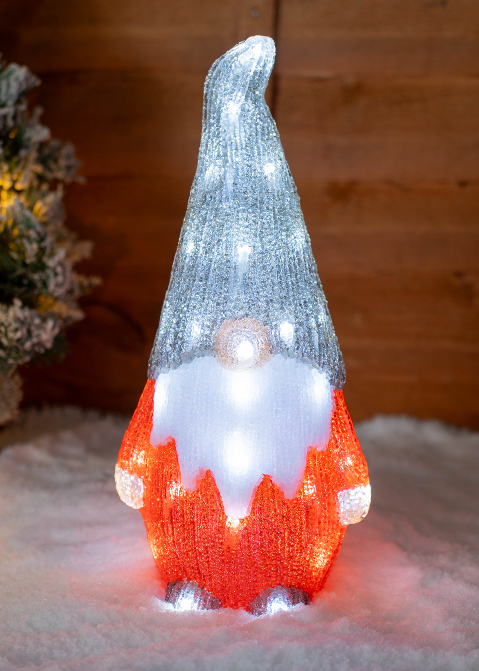 ValueLights Red Gilbert Gonk LED Christmas Decoration (40cm x 15cm x 18cm)