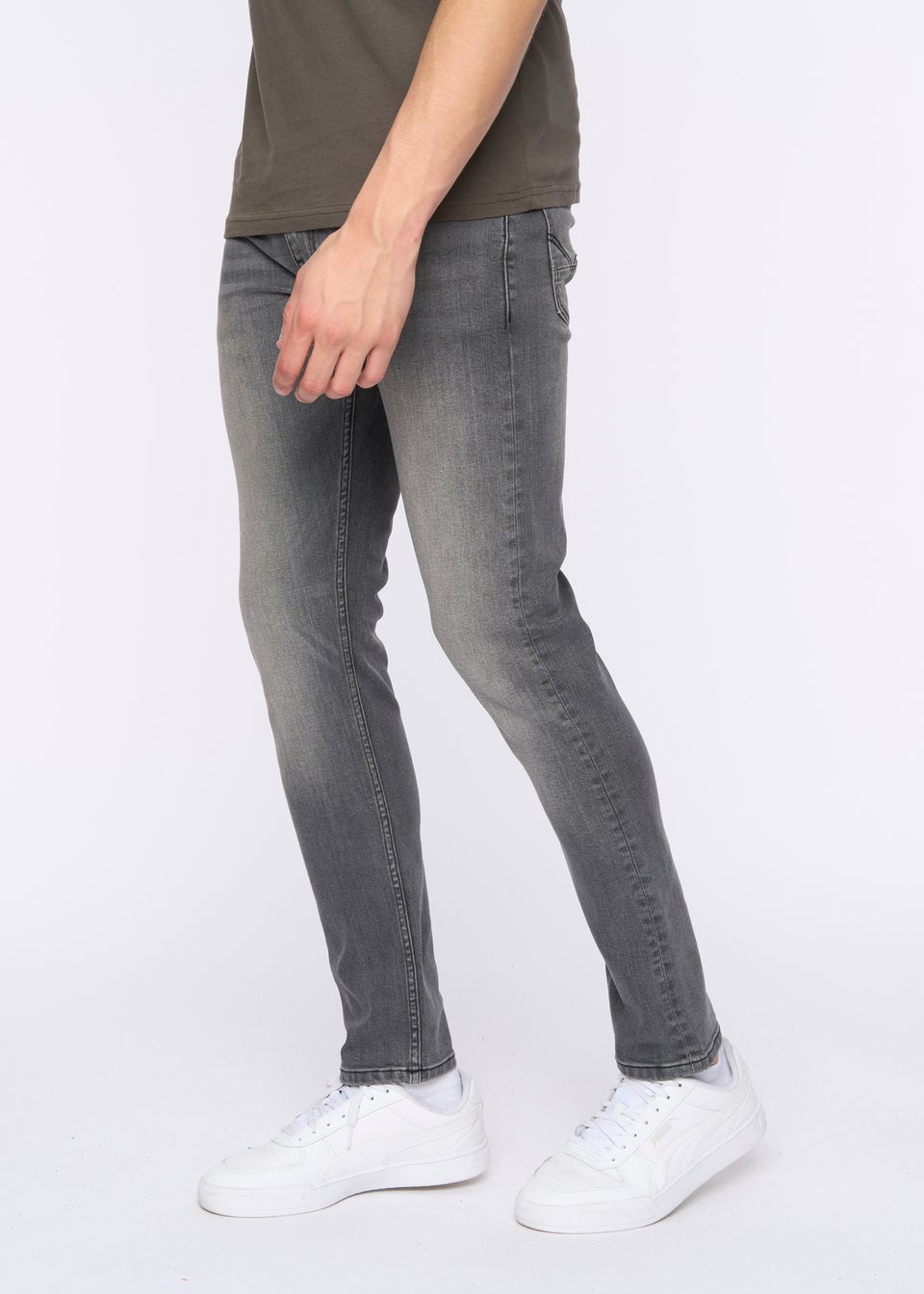 Duck & Cover Grey Maylead Slim Fit Jeans