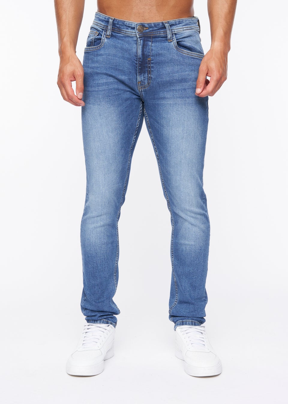 Duck & Cover Denim Blue Doves Slim Fit Jeans