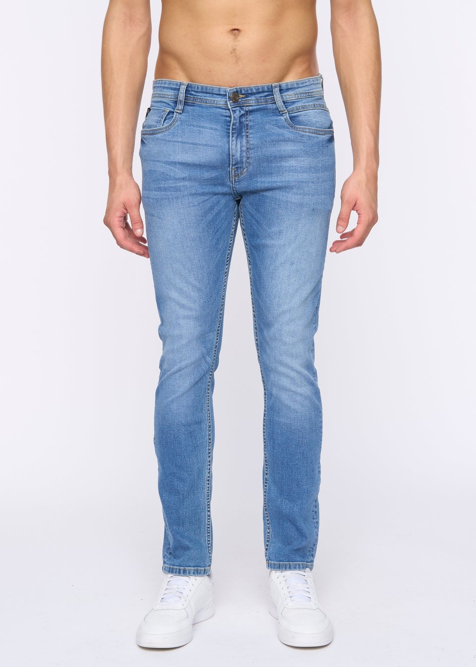 Duck & Cover Light Blue Wash Maylead Slim Fit Jeans