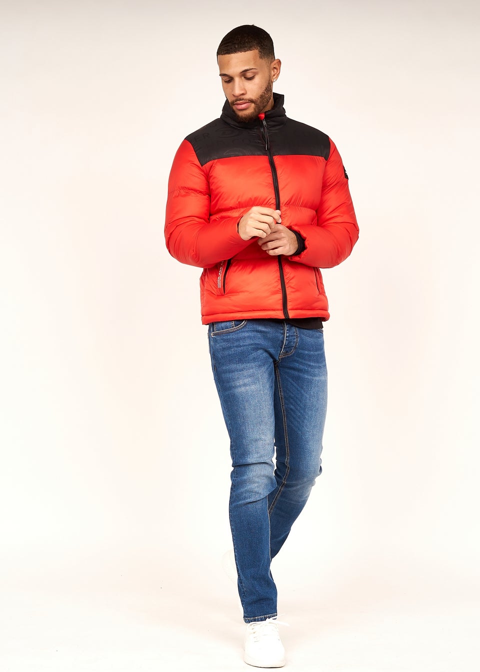 Duck & Cover Red Synmax Quilted Jacket