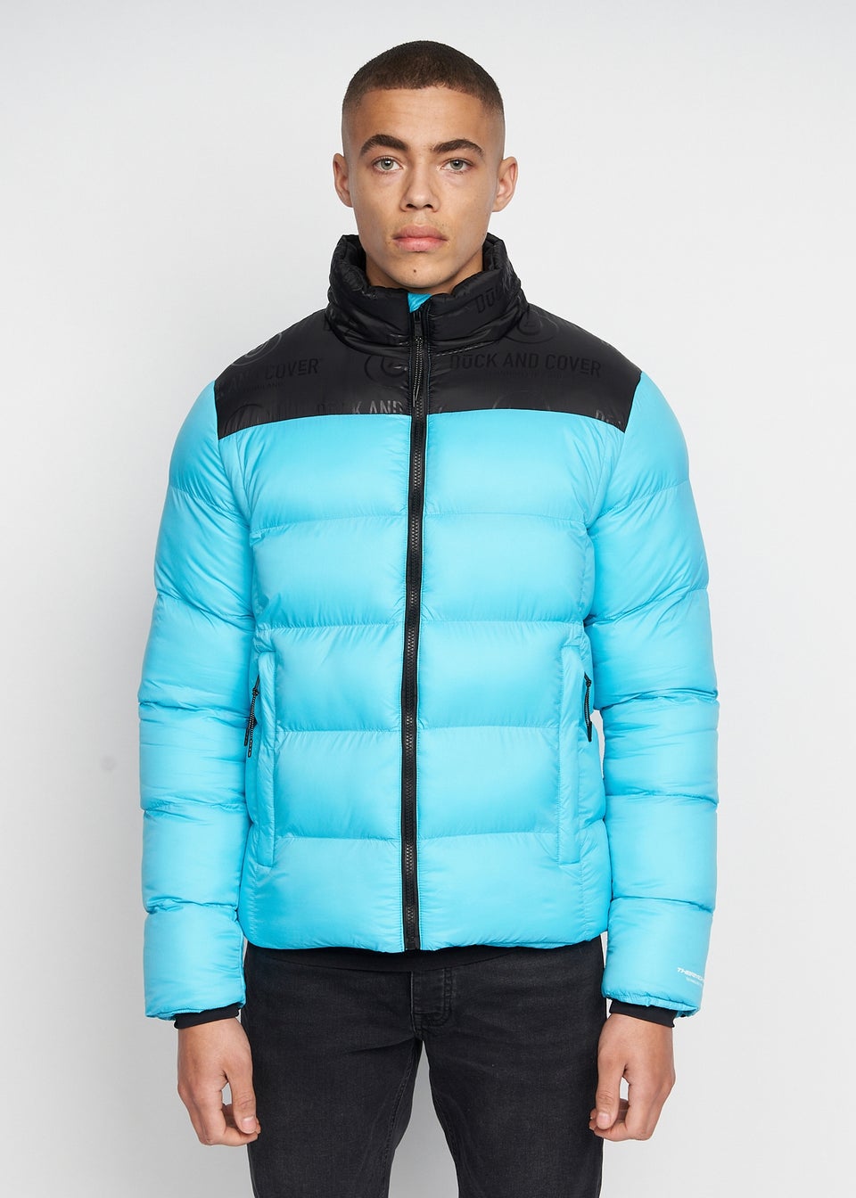 Duck & Cover Turquoise Synflax Puffer Jacket