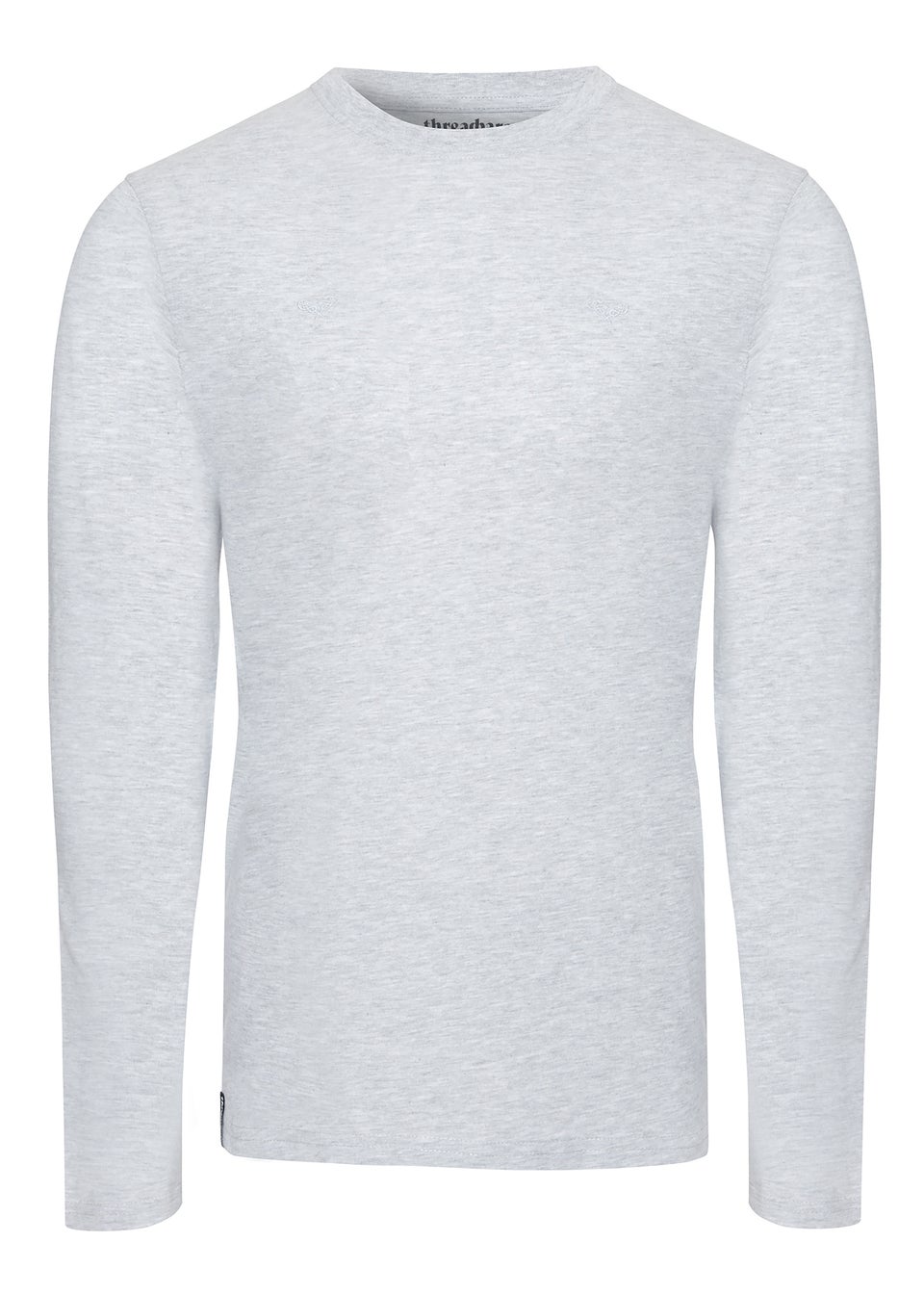 Threadbare Black 3-Pack Assorted Long Sleeve Cotton T Shirts