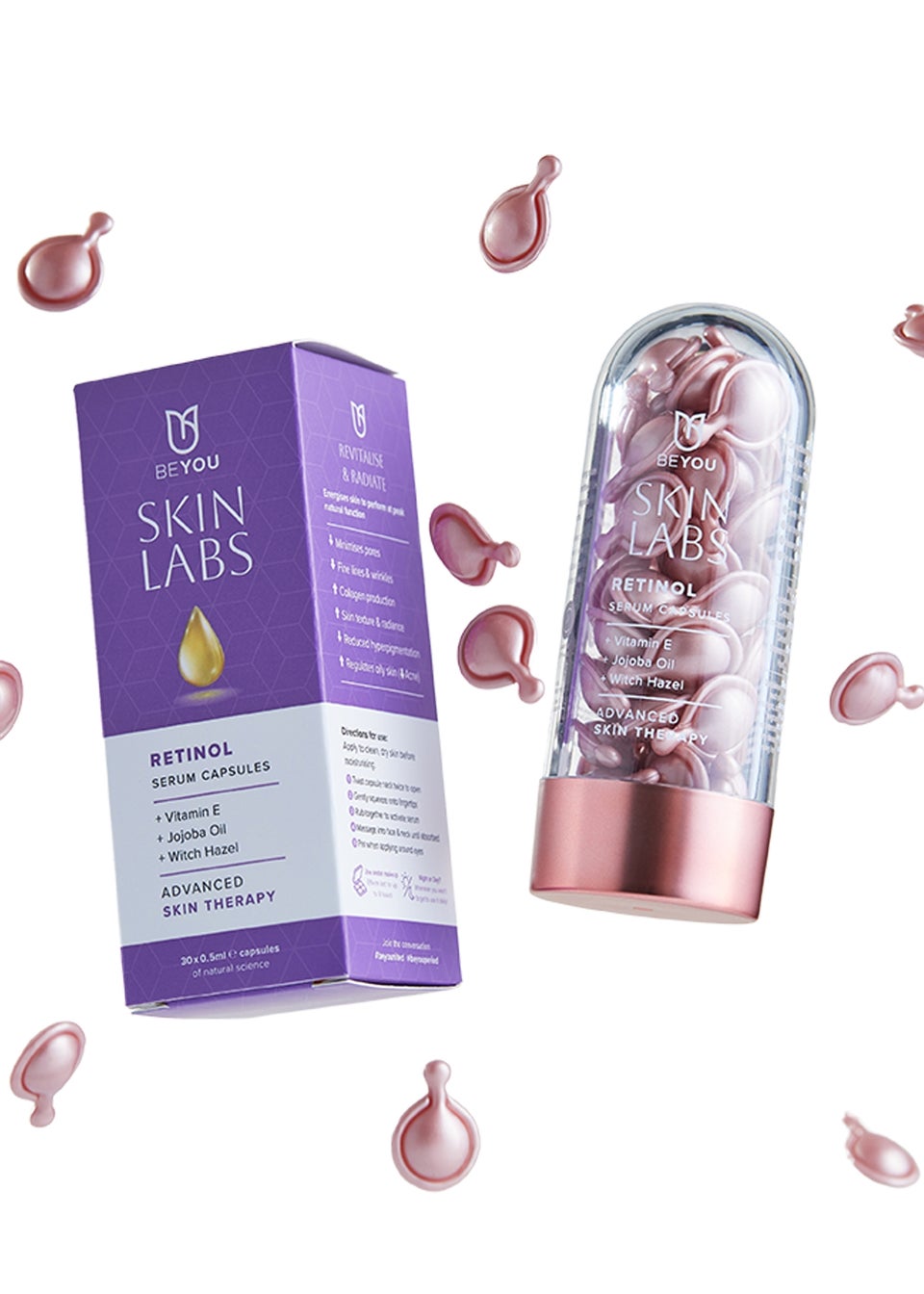 Be You Skin Labs Retinol Serum Capsules (30 Capsules)
