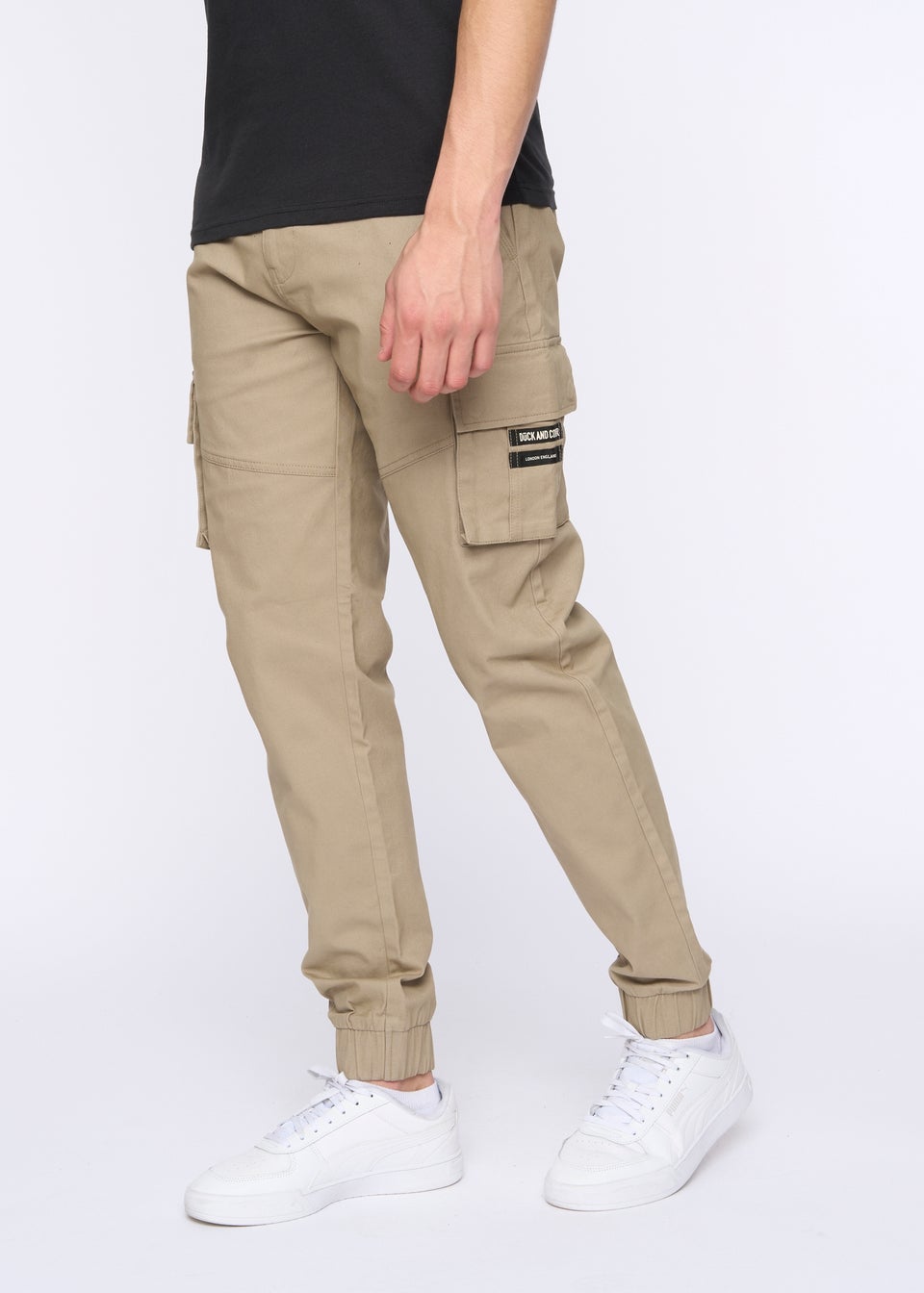 Duck & Cover Stone Chemmer Woven Jog Pants